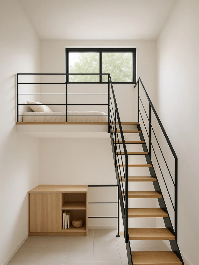 Mezzanine sederhana untuk rumah