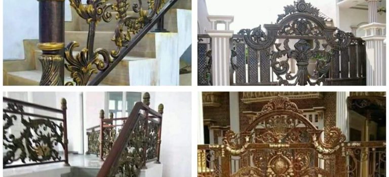 Railing Tangga Besi Tempa