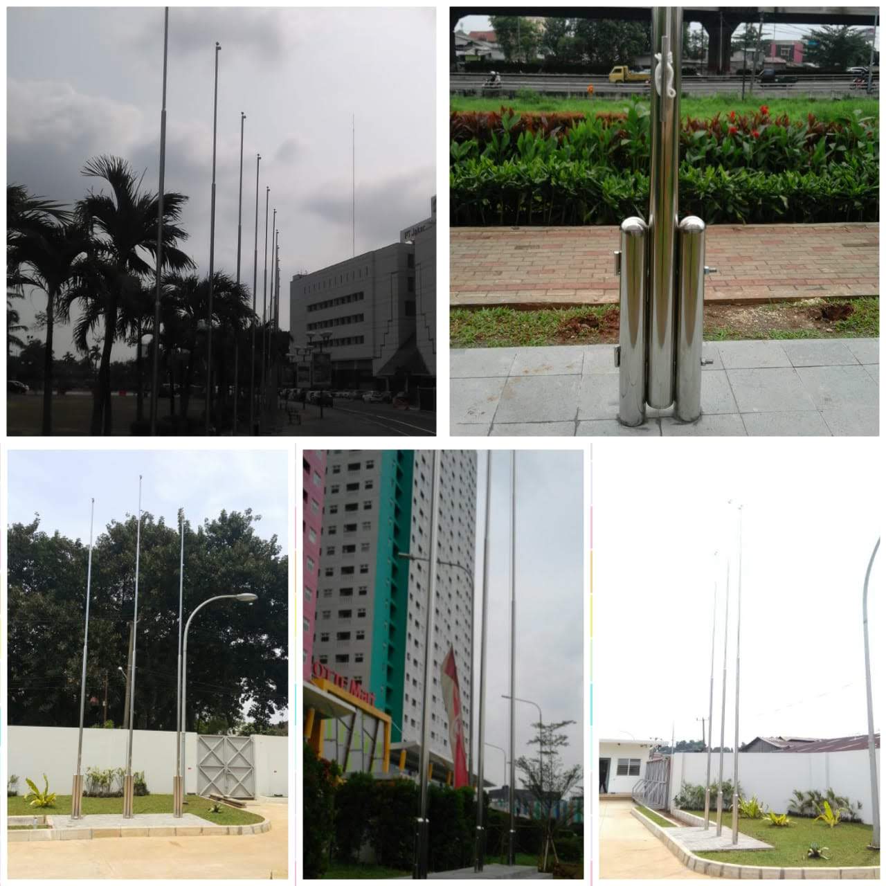 Tiang Bendera Stainless Steel